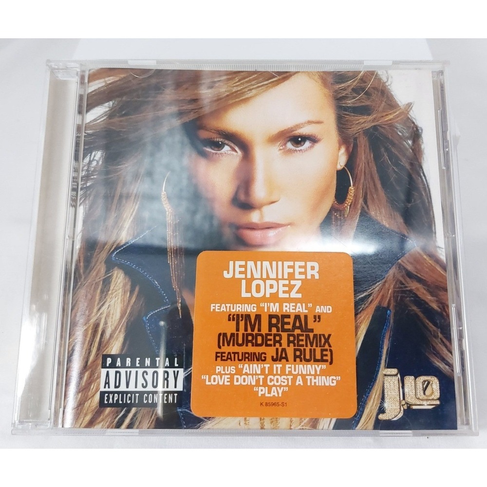 Jennifer Lopez J.Lo CD Album 2001 Epic Records Pop R&B I'm Real Murder Remix